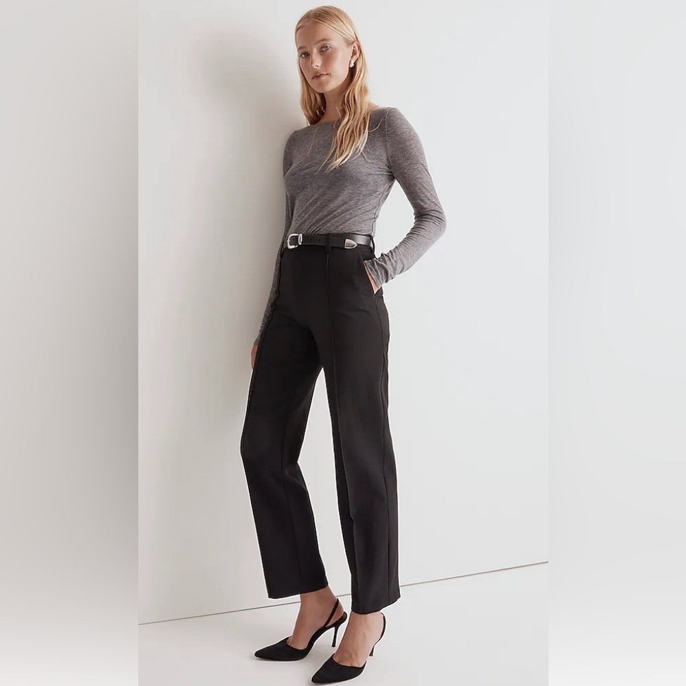 Madewell The Fairbanks Pant in True Black